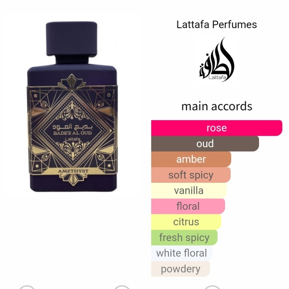 Like new Lattafa bade al oud amethyst eau de perfume 3.4 ounces - Picture 7 of 11
